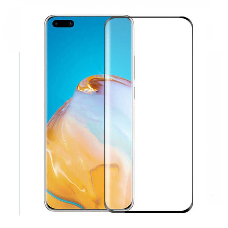 Huawei P40 HEPTEKİLETİŞİM Kenarları Kırılmaya Dayanıklı Cam Ekran Koruyucu