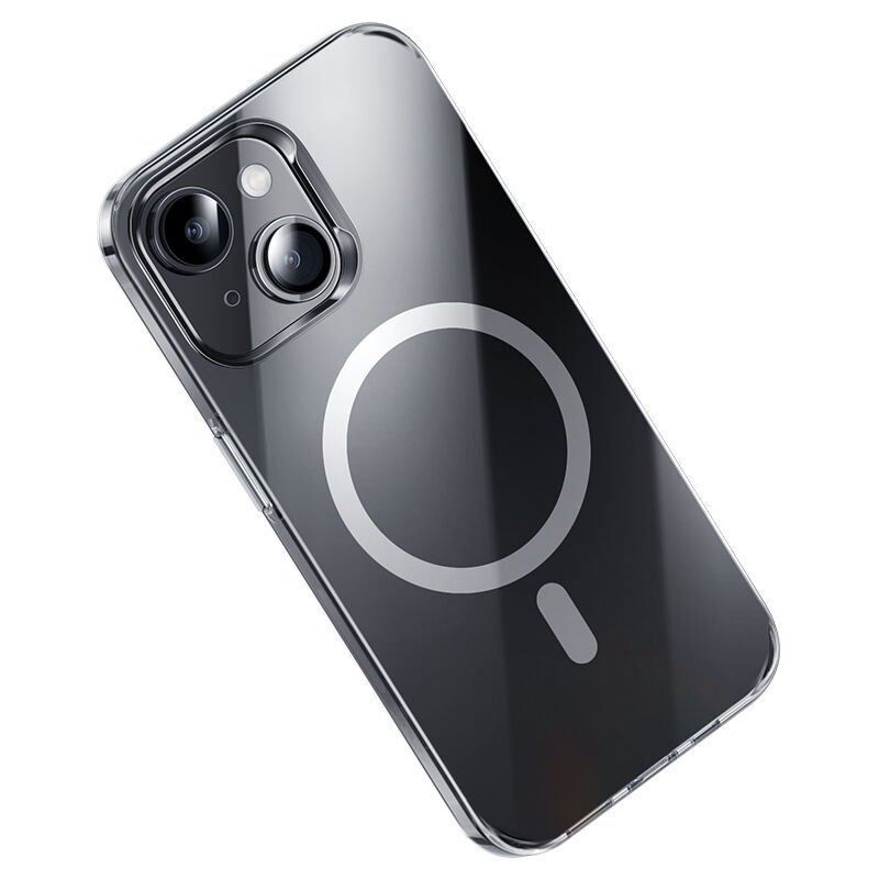 Apple iPhone 15 Kılıf Magsafe Şarj Özellikli Benks ​​​​​​Crystal Serisi Şeffaf Kapak