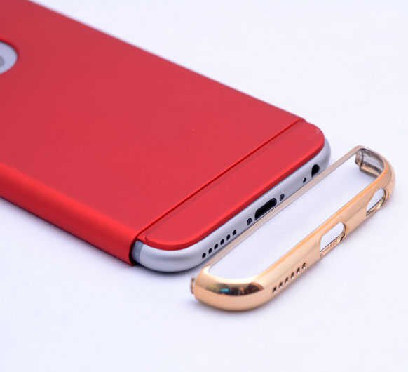 Apple iPhone 5 Kılıf HEPTEKİLETİŞİM 3 Parçalı Rubber Kapak