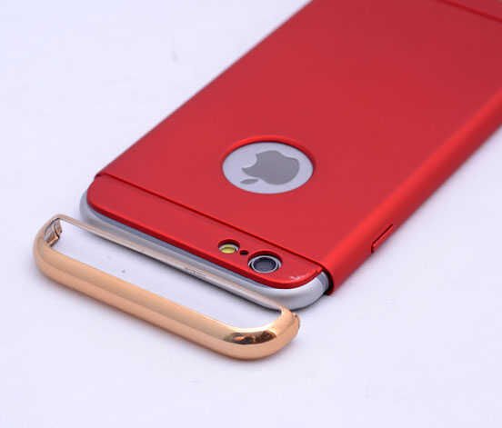 Apple iPhone 5 Kılıf HEPTEKİLETİŞİM 3 Parçalı Rubber Kapak