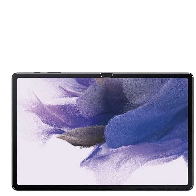 Samsung Galaxy Tab S7 FE LTE (T737-T736-T733-T730) HEPTEKİLETİŞİM Tablet Temperli Cam Ekran Koruyucu