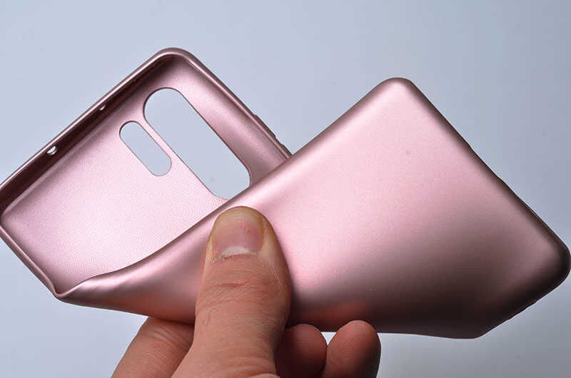 Huawei P30 Pro Kılıf Yumuşak Dokulu Soft Esnek İnce Mat Renkli Silikon Kapak (PREMİER) Rose Gold