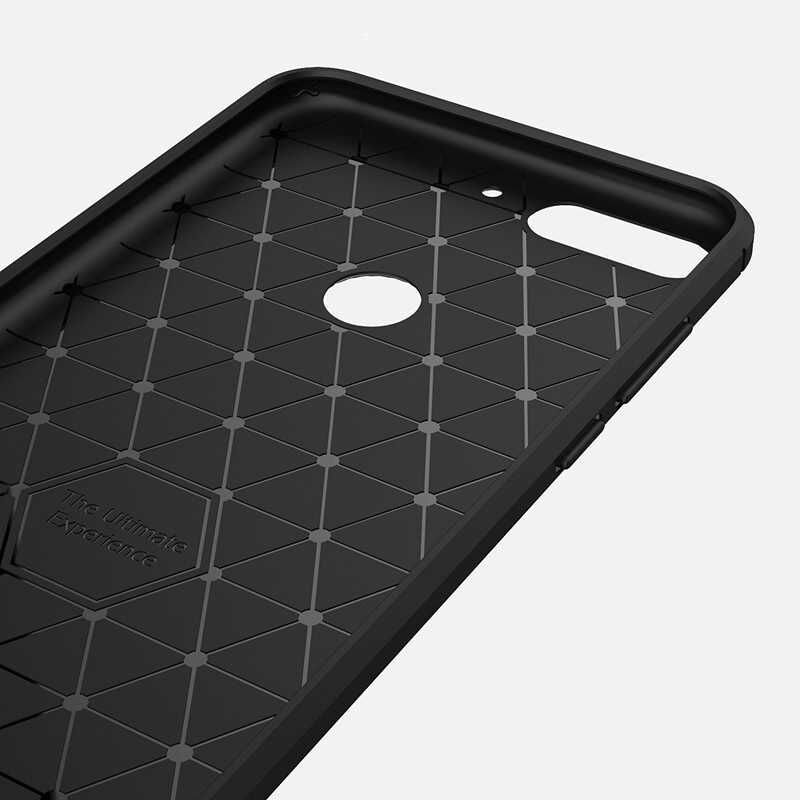 Huawei Y7 2018 Kılıf Ultra Korunaklı Silikon Kapak (ROOM) Siyah