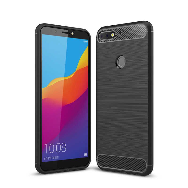 Huawei Y7 2018 Kılıf Ultra Korunaklı Silikon Kapak (ROOM) Siyah
