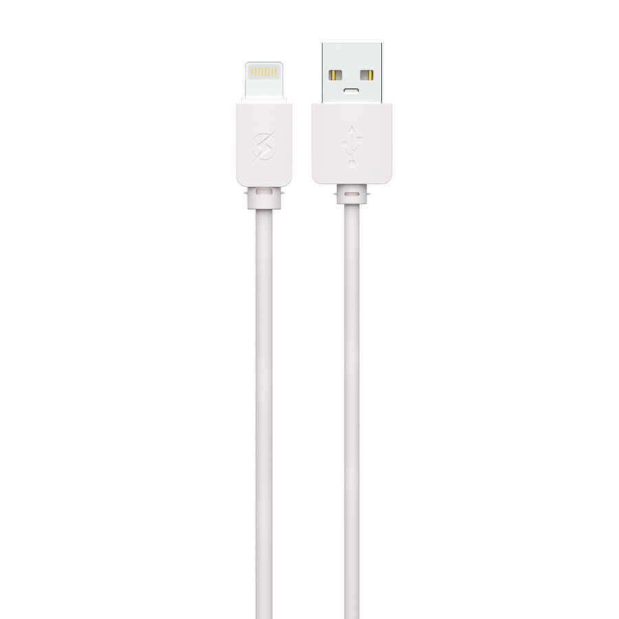 Ofset Serisi ZCS-02 Lightning 2 in 1 Ev Şarj Seti 2.1A Beyaz