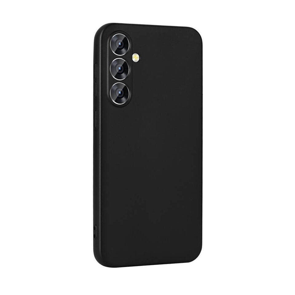 Samsung Galaxy A35 Kılıf Yumuşak Dokulu Soft İnce Mat Silikon Kapak (PREMİER) Gold