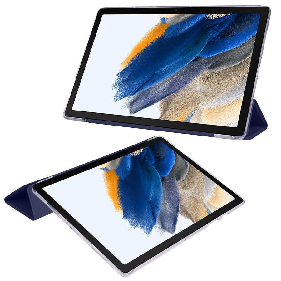 Samsung Galaxy Tab A8 10.5 SM-X200 (2021) HEPTEKİLETİŞİM Smart Cover Standlı 1-1 Kılıf