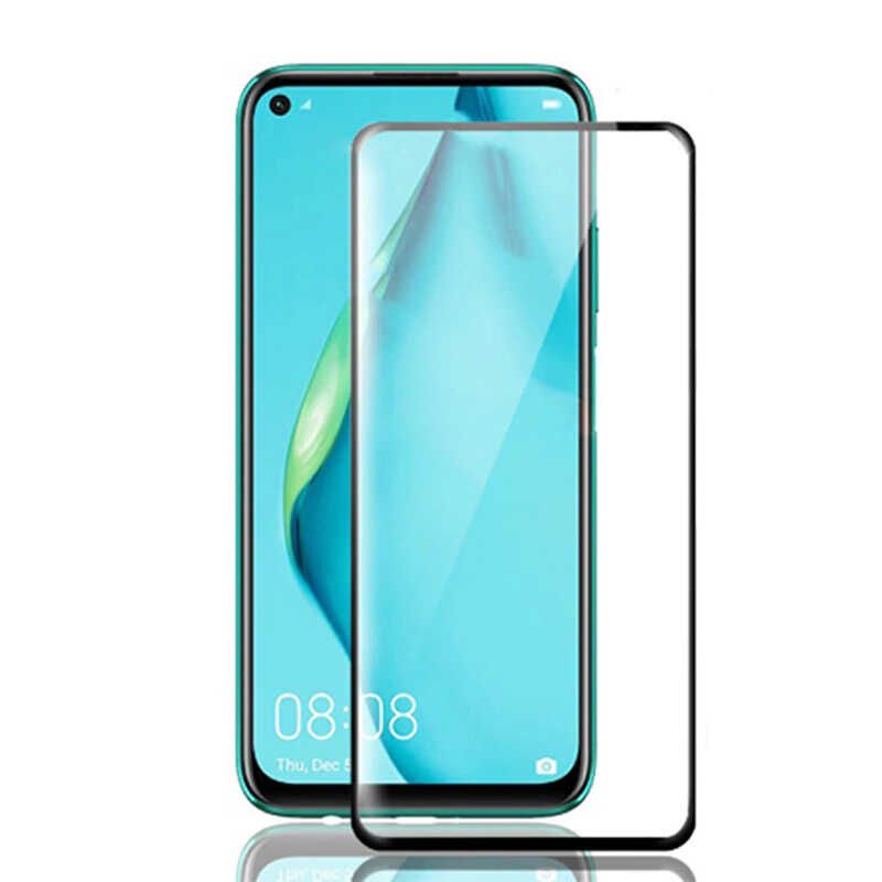 Huawei P40 Lite E HEPTEKİLETİŞİM Kenarları Kırılmaya Dayanıklı Cam Ekran Koruyucu
