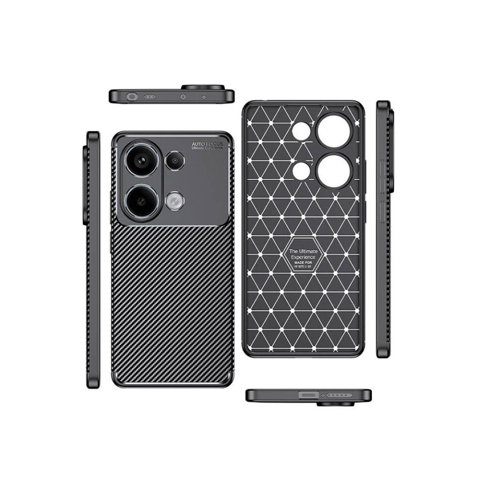 Xiaomi Redmi Note 13 4G Kılıf HEPTEKİLETİŞİM Negro Silikon Kapak