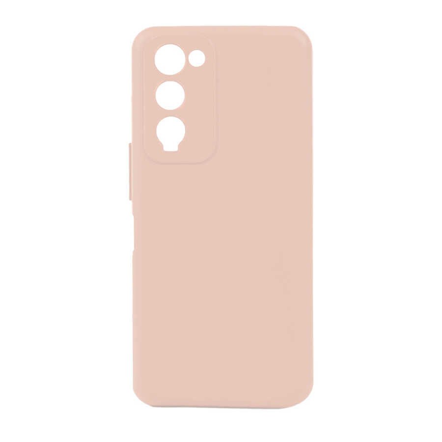 Tecno Camon 18 Kılıf Kamera Korumalı Esnek Renkli Silikon Kapak (Biye) Mavi