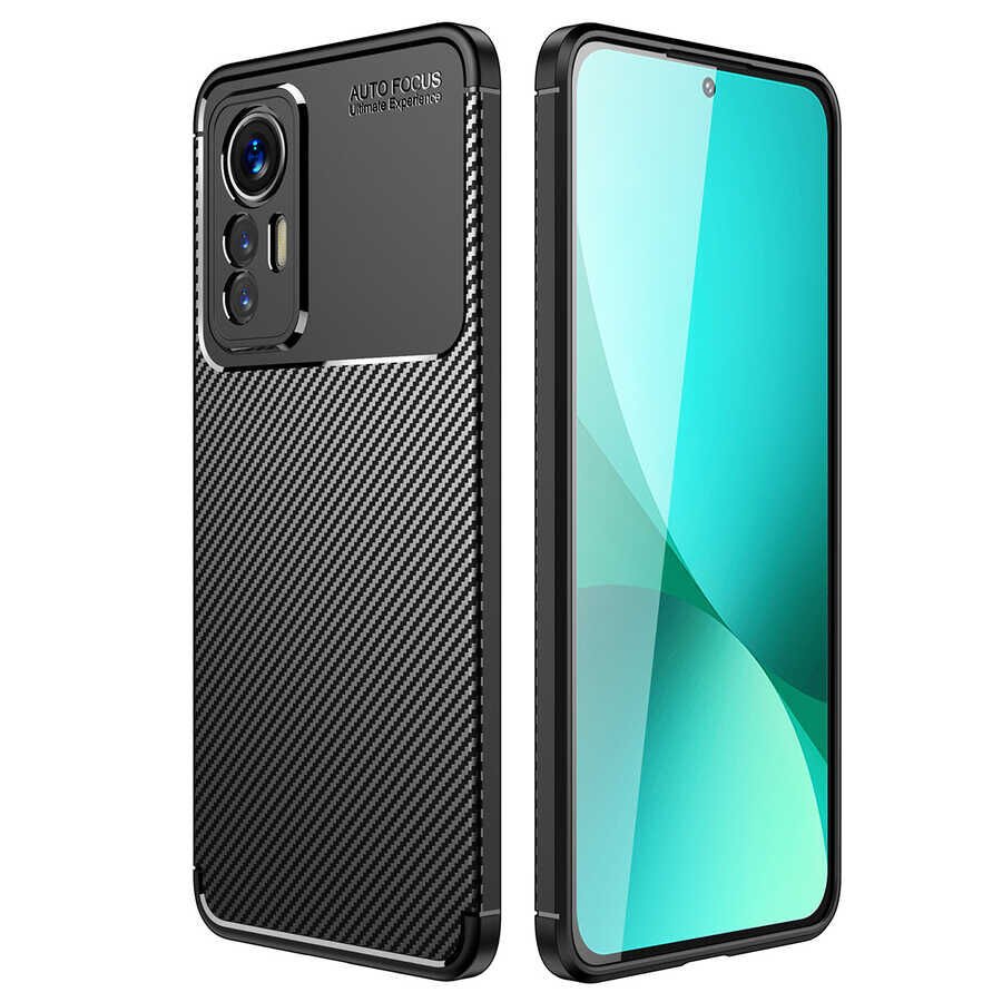 Xiaomi Mi 12 Lite Kılıf HEPTEKİLETİŞİM Negro Silikon Kapak