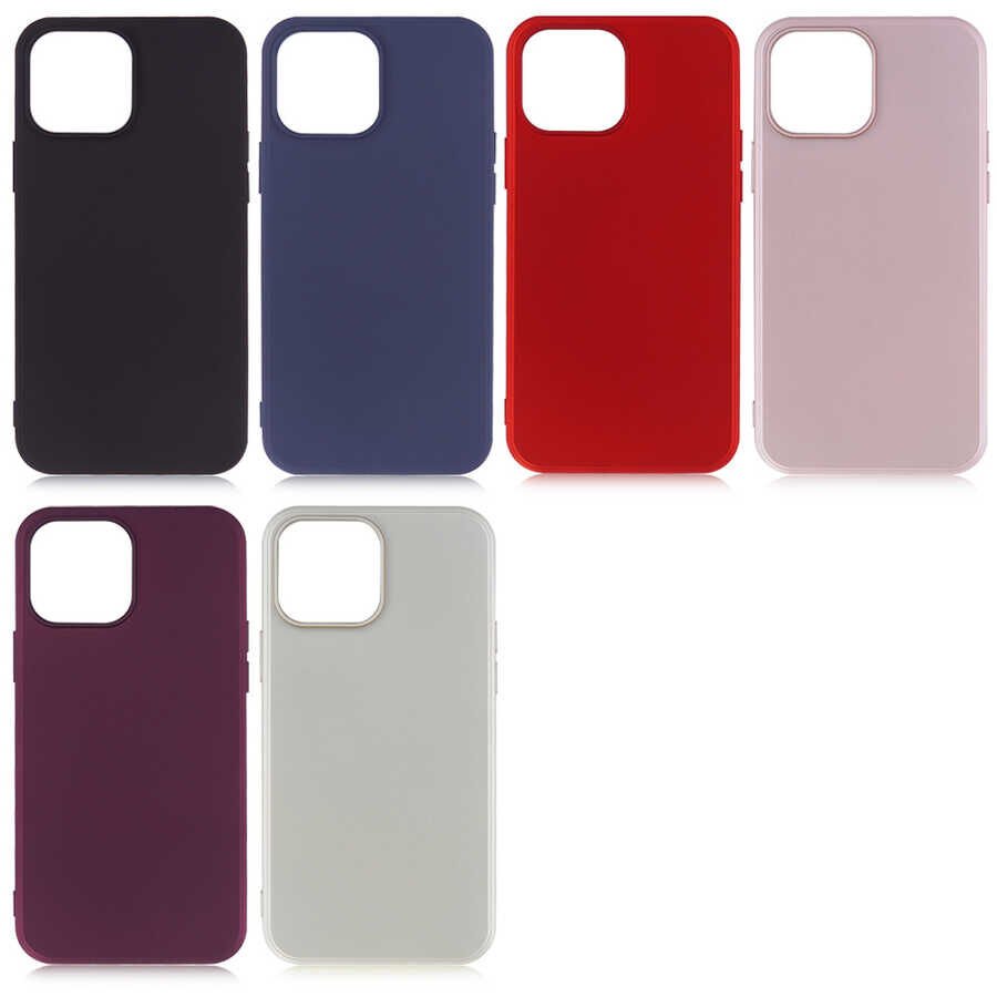 Apple iPhone 13 Pro Max Kılıf HEPTEKİLETİŞİM Premier Silikon Kapak