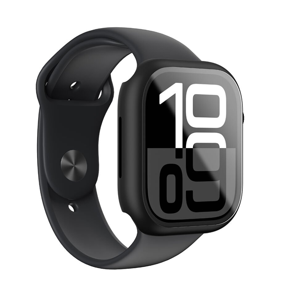 Apple Watch 10 46mm Radix Minimal FullGuard Sert PC Kasa ve Ekran Koruyucu