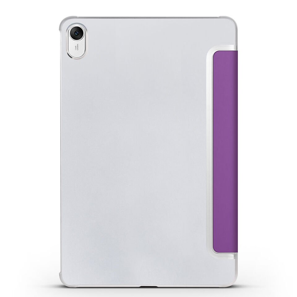 Huawei MatePad 11.5' 2023 Kılıf Arkası Silikon Pu Deri 360 Korumalı Tasarım (SC.) Gold