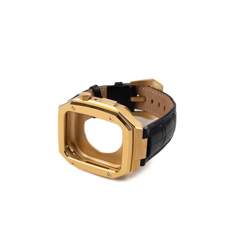 Apple Watch 2/3/4/5/6/7/8/se/ultra/nike 42mm 44mm 45mm 49mm Metal Kordon Tasarım (KRD-67) Lacivert-Gümüş