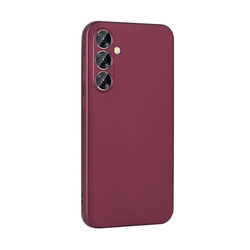 Samsung Galaxy A55 Kılıf Yumuşak Dokulu Soft İnce Mat Silikon Kapak (PREMİER) Gold