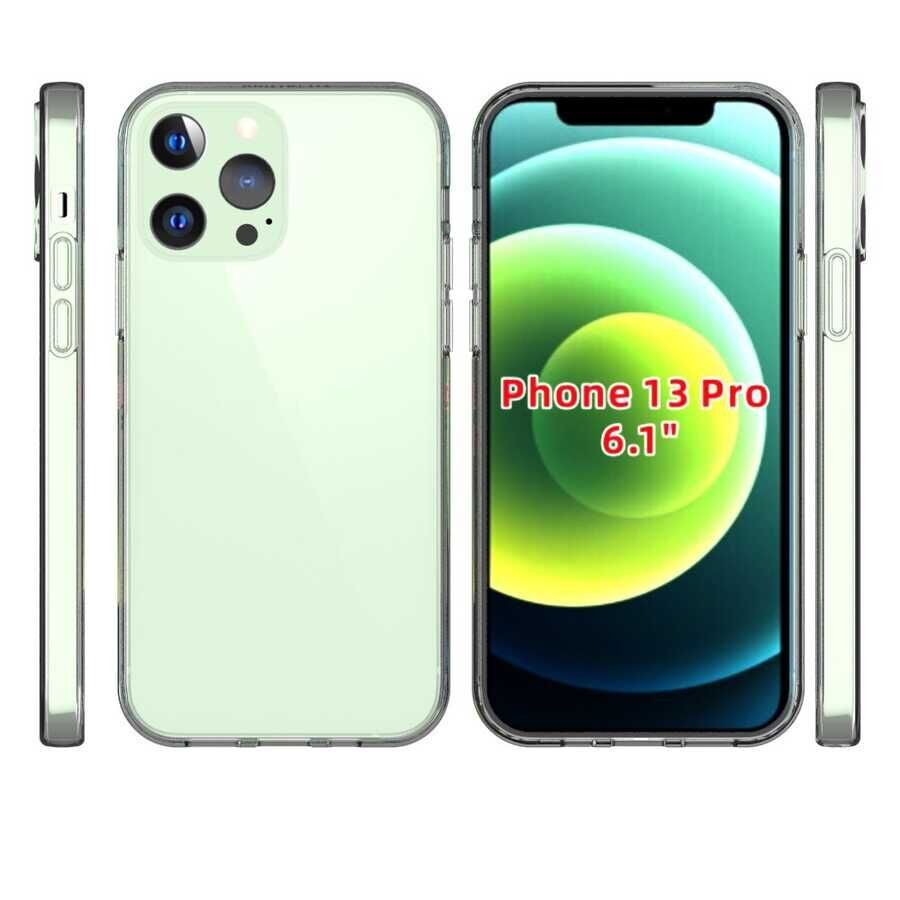 Apple iPhone 13 Pro Kılıf HEPTEKİLETİŞİM Süper Silikon Kapak