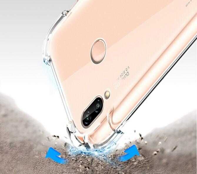 Huawei P20 Lite Şeffaf Kılıf Köşelerde Darbelere Karşı Ultra Kalınlık (ANTİSHOCK) Renksiz
