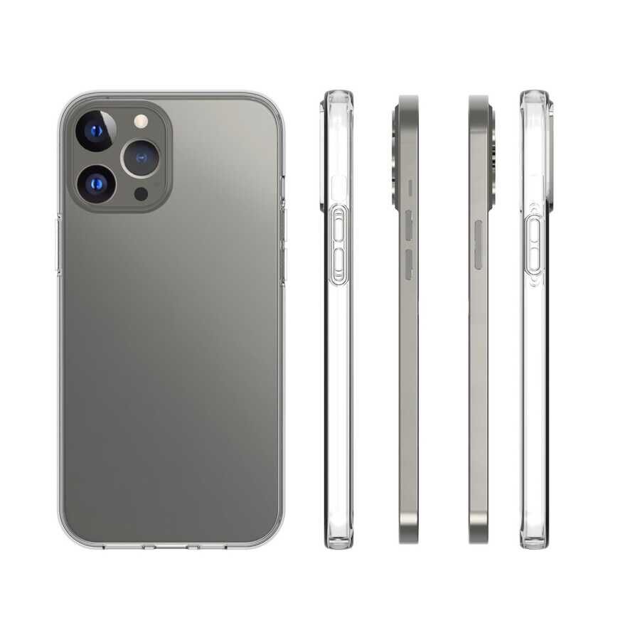 Apple iPhone 13 Pro Max Kılıf HEPTEKİLETİŞİM Süper Silikon Kapak