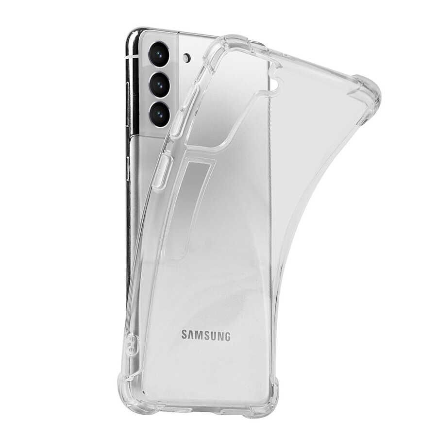 Samsung Galaxy S21 Kılıf HEPTEKİLETİŞİM Standlı Süper Silikon Kapak