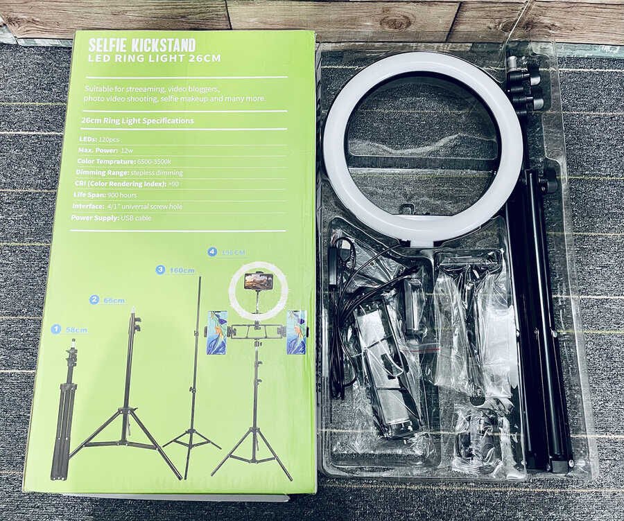 HEPTEKİLETİŞİM DC-36 Işıklı Tripod Telefon Tutucu Ring Light