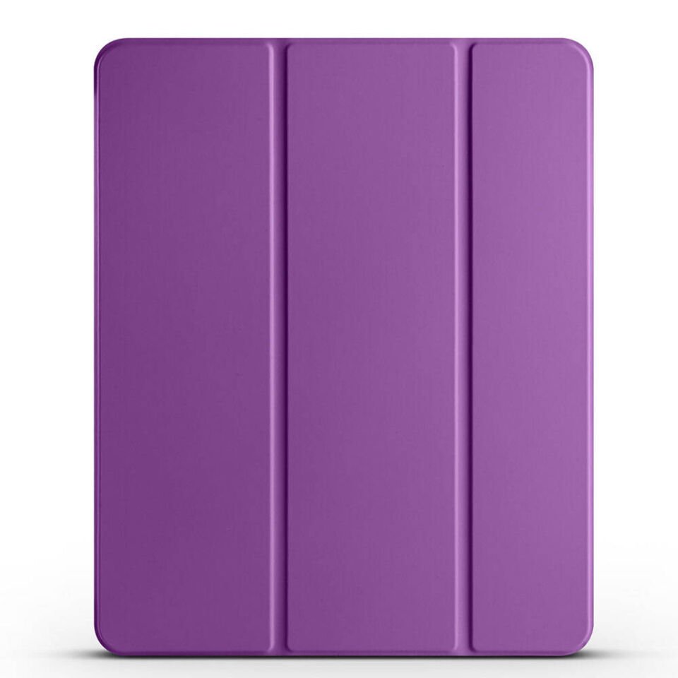 Apple iPad Air 10.9 2020 (4.Nesil) Kılıf Arkası Silikon Pu Deri 360 Korumalı Tasarım (SC.) Lacivert