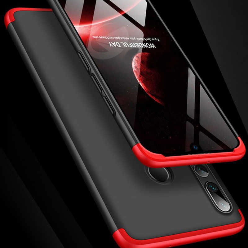 Huawei Y9 Prime 2019 Kılıf 360 Tam Koruma Ön Ve Arka Sert Mika Kapak Orjinal Ays Gkk Kapak Siyah