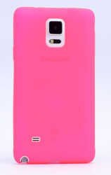 Samsung Galaxy Note 3 N9000 Kılıf Yumuşak Dokulu Soft Esnek İnce Mat Renkli Silikon Kapak (PREMİER) Mavi