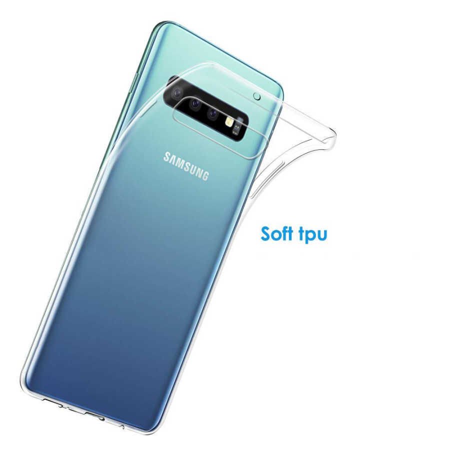 Samsung Galaxy S10 Kılıf HEPTEKİLETİŞİM Ultra İnce Silikon Kapak 0.2 mm