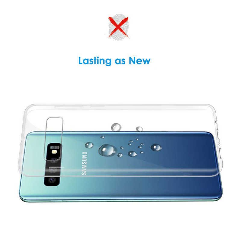 Samsung Galaxy S10 Kılıf HEPTEKİLETİŞİM Ultra İnce Silikon Kapak 0.2 mm