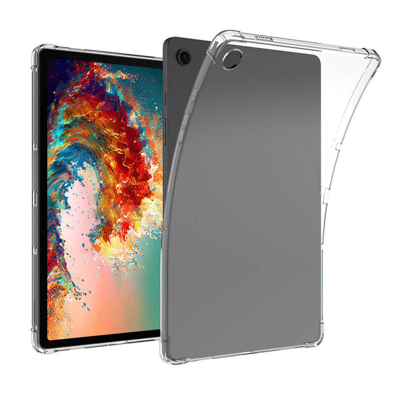 Samsung Galaxy Tab A9 Şeffaf Tablet Kılıf Köşelerden Ultra Dayanıklı Tasarım (T-ANTİ) Renksiz