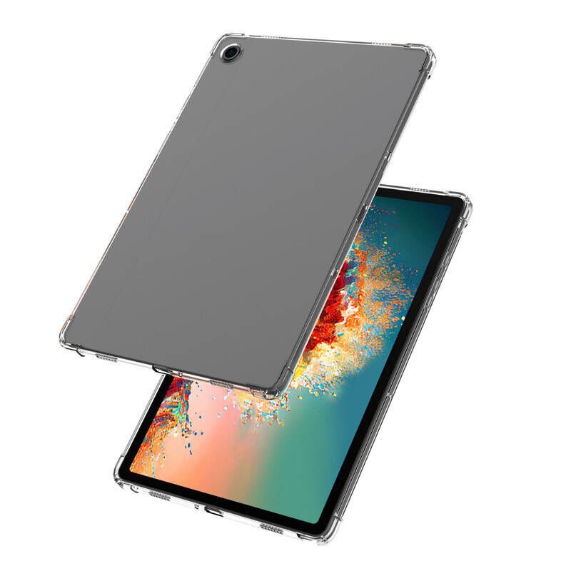 Samsung Galaxy Tab A9 Şeffaf Tablet Kılıf Köşelerden Ultra Dayanıklı Tasarım (T-ANTİ) Renksiz