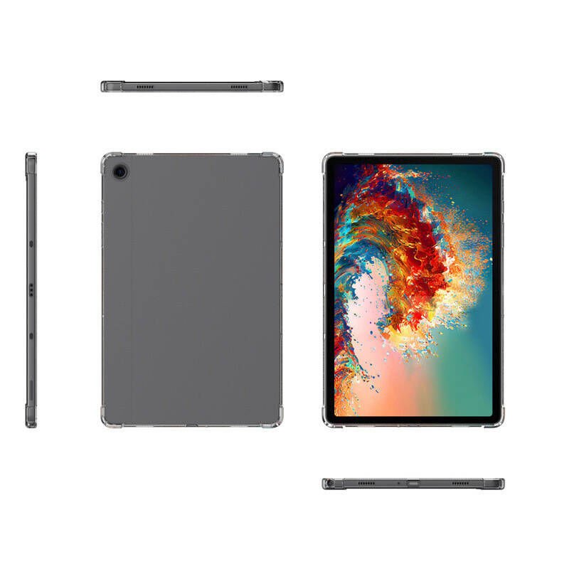 Samsung Galaxy Tab A9 Şeffaf Tablet Kılıf Köşelerden Ultra Dayanıklı Tasarım (T-ANTİ) Renksiz