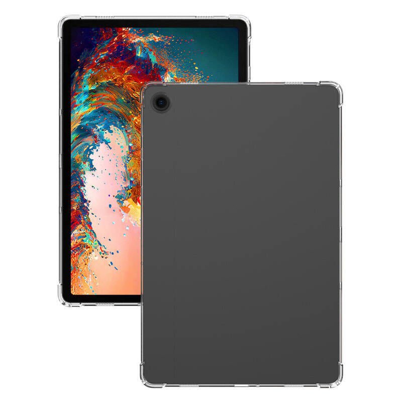 Samsung Galaxy Tab A9 Şeffaf Tablet Kılıf Köşelerden Ultra Dayanıklı Tasarım (T-ANTİ) Renksiz
