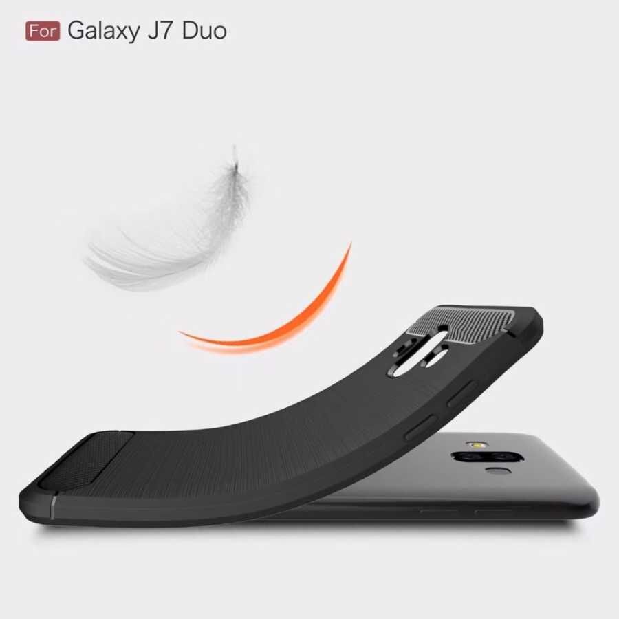 Samsung Galaxy J7 Duo Kılıf Ultra Korunaklı Silikon Kapak (ROOM) Lacivert