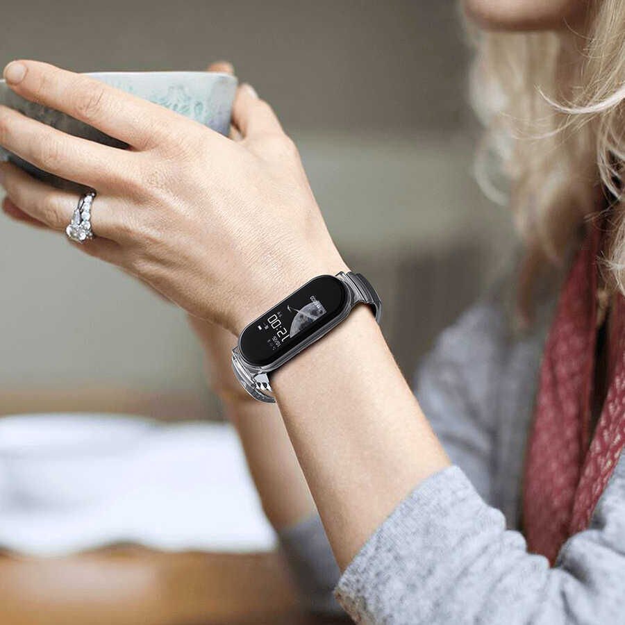 Xiaomi Mi Band 5 / 6 Silikon Kordon Esnek Tasarım (KRD-27) Sarı