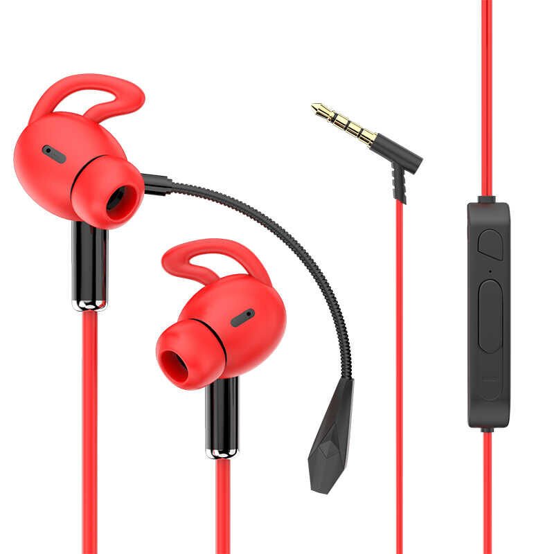 Gürültü Önleyici Çift Mikrofon Tasarımlı Kulaklık HD ve 3D Surround Ses Kalitesi (AK-P9 3.5mm) Kırmızı
