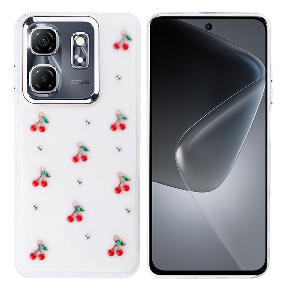 İnfinix Smart 9 Kılıf Airbag Tasarımlı Simli Şeffaf HEPTEKİLETİŞİM Kutup Kapak