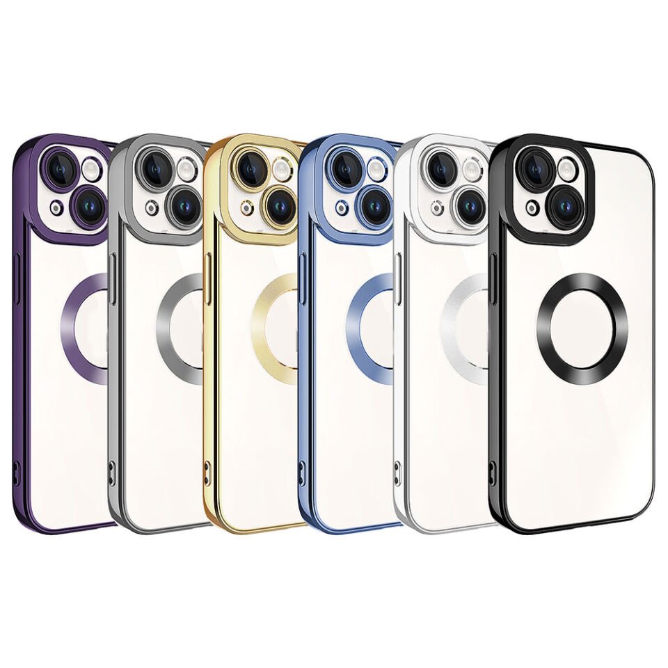 Apple iPhone 15 Plus Kılıf Kamera Korumalı Logo Gösteren HEPTEKİLETİŞİM Omega Kapak