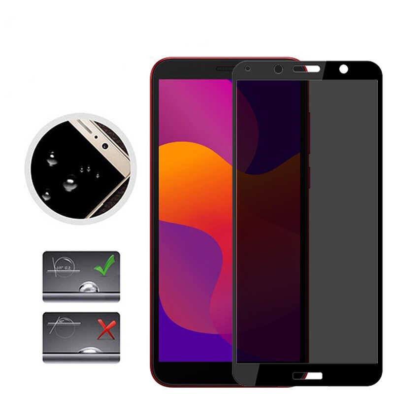 Huawei Y5P HEPTEKİLETİŞİM New 5D Privacy Temperli Ekran Koruyucu