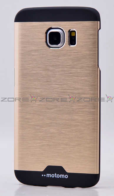 Galaxy S6 Edge Kılıf Zore Metal Motomo Kapak