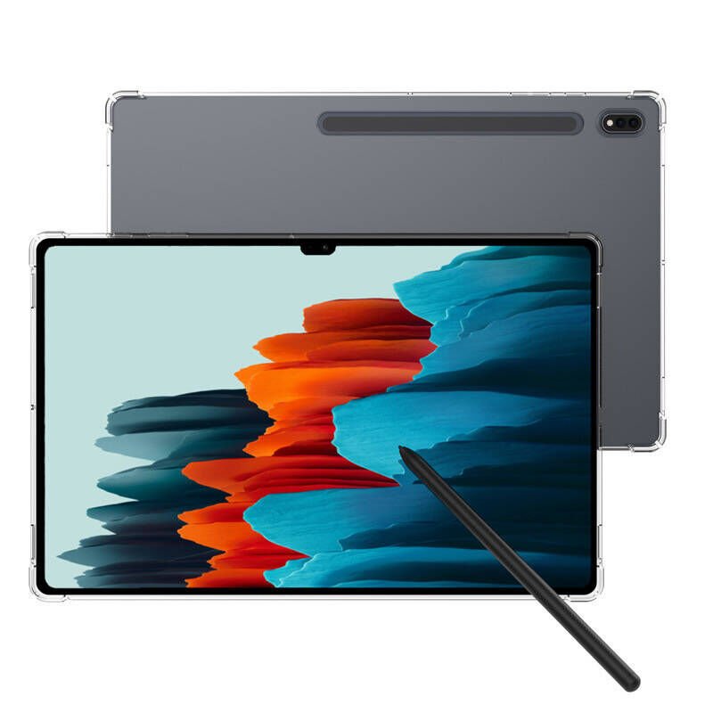 Samsung Galaxy Tab S8 Plus Kılıf HEPTEKİLETİŞİM Tablet Nitro Anti Shock Silikon Kapak