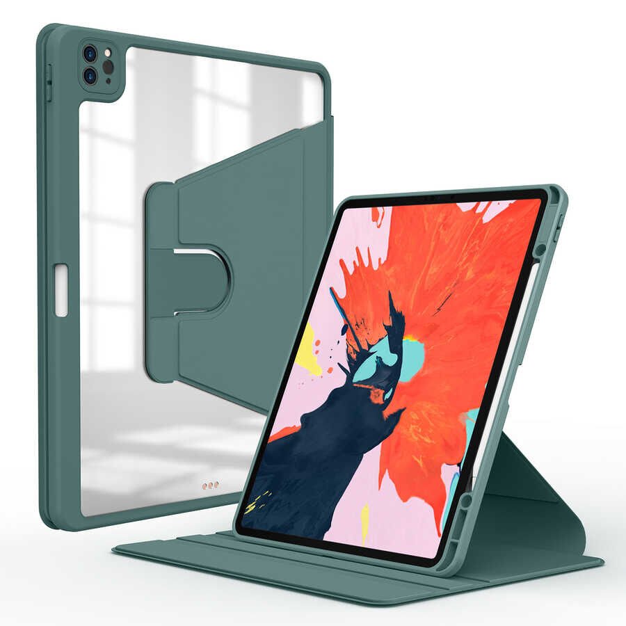 Apple iPad Pro 11 2021 (3.Nesil) Kılıf HEPTEKİLETİŞİM Nayn Dönebilen Standlı Kılıf