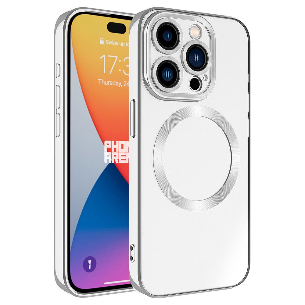 Apple iPhone 15 Pro Kılıf Magsafe Wireless Şarj Özellikli HEPTEKİLETİŞİM Setro Silikon