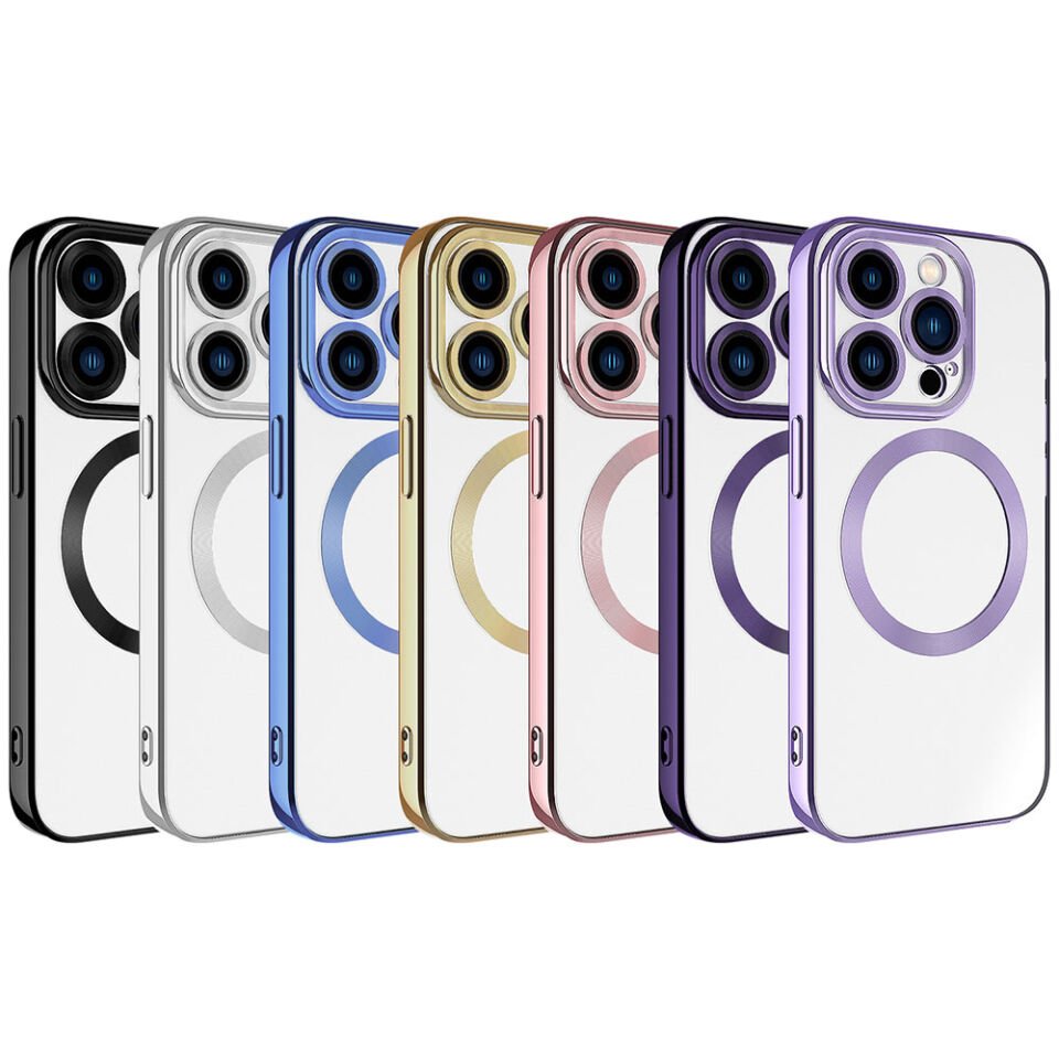 Apple iPhone 15 Pro Kılıf Magsafe Wireless Şarj Özellikli HEPTEKİLETİŞİM Setro Silikon