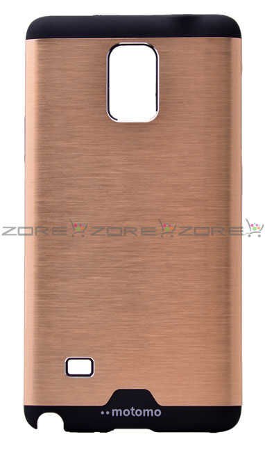 Galaxy Note 4 Kılıf Zore Metal Motomo Kapak