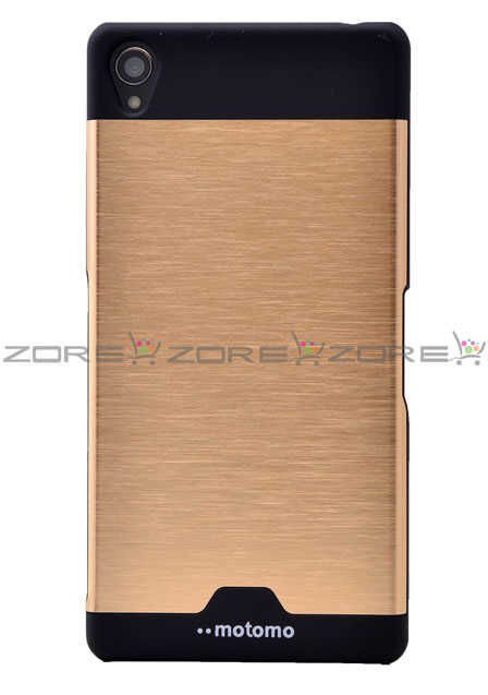 Sony Xperia Z4 Kılıf Zore Metal Motomo Kapak