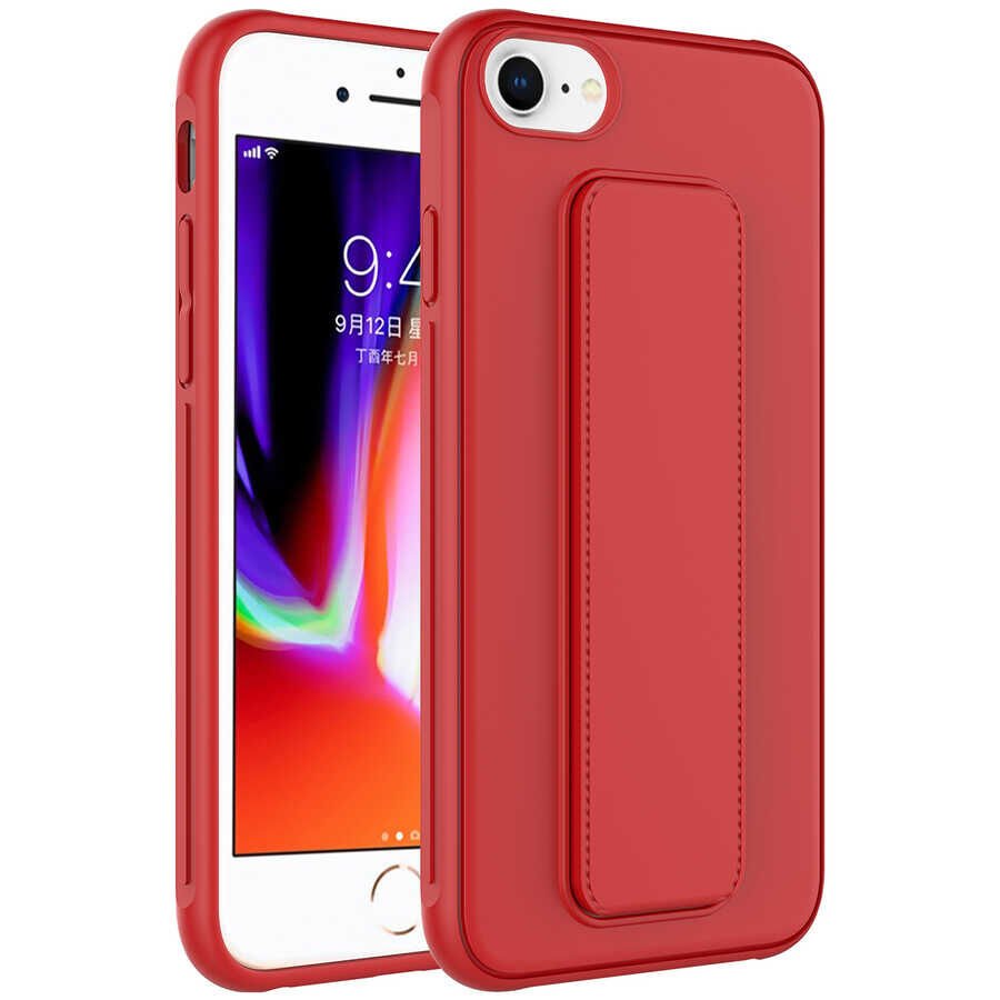 Apple iPhone SE 2020 Kılıf HEPTEKİLETİŞİM Qstand Kapak