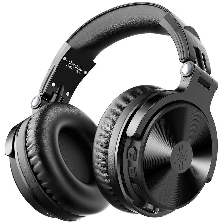 Hafif ve Portatif Kolayca Katlanıp Taşınabilir Dizayn (Oneodio Pro C Bluetooth Kulaklık) Siyah