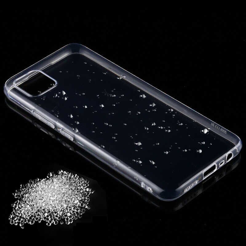 Realme C11 Şeffaf Kılıf Yumuşak İnce Tasarımlı Kapak (SÜPER) Renksiz
